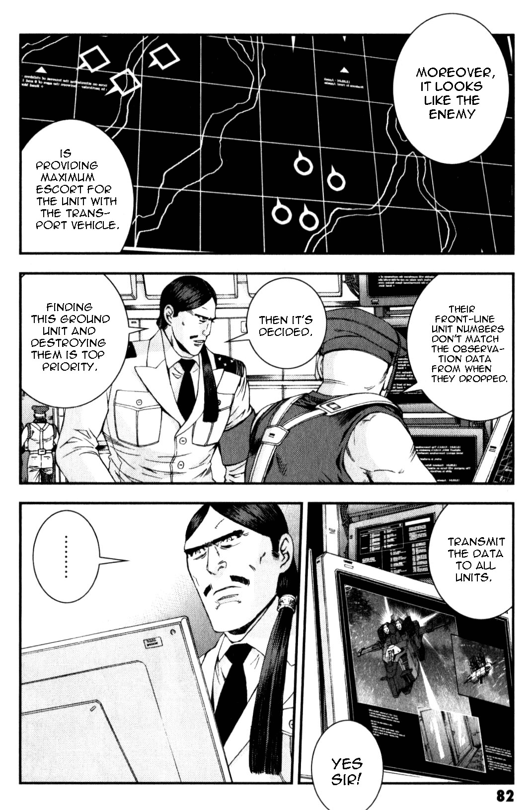 Kidou Senshi Gundam MSV-R: Johnny Ridden no Kikan Chapter 42 page 14 - Chapter 42: STRAIGHTEN