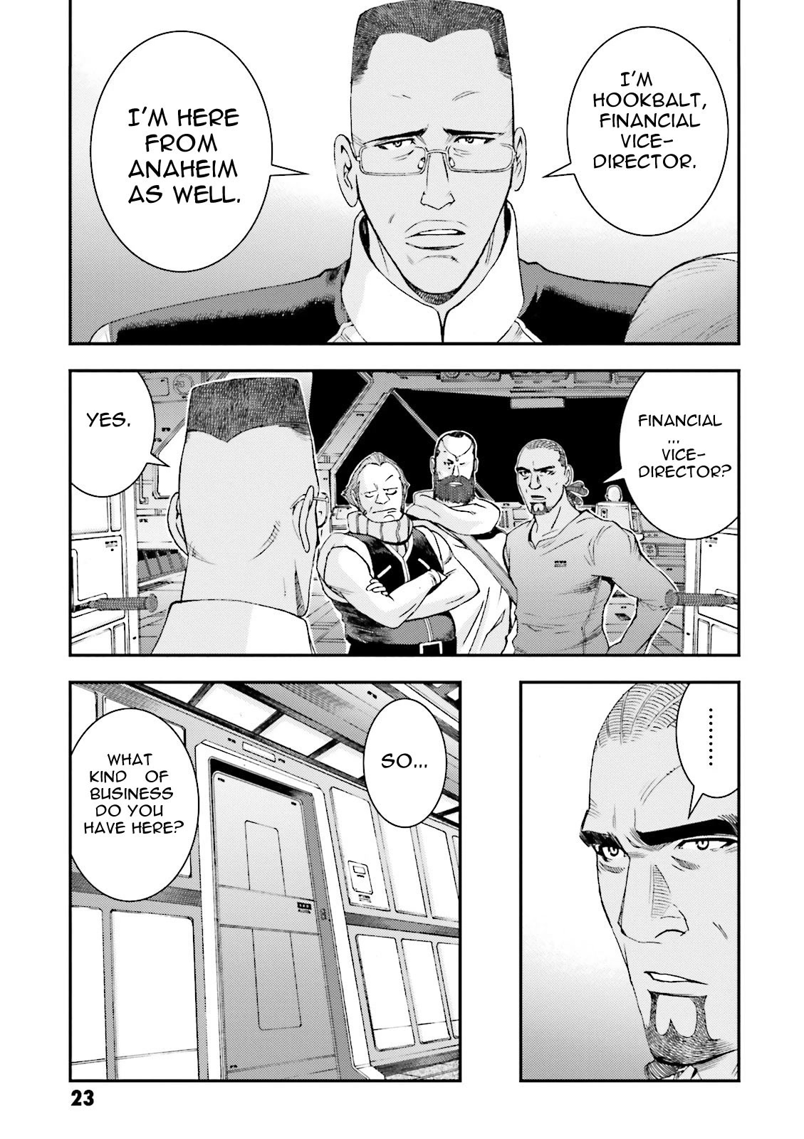 Kidou Senshi Gundam MSV-R: Johnny Ridden no Kikan Chapter 45 page 23 - Chapter 45: HEADLINER