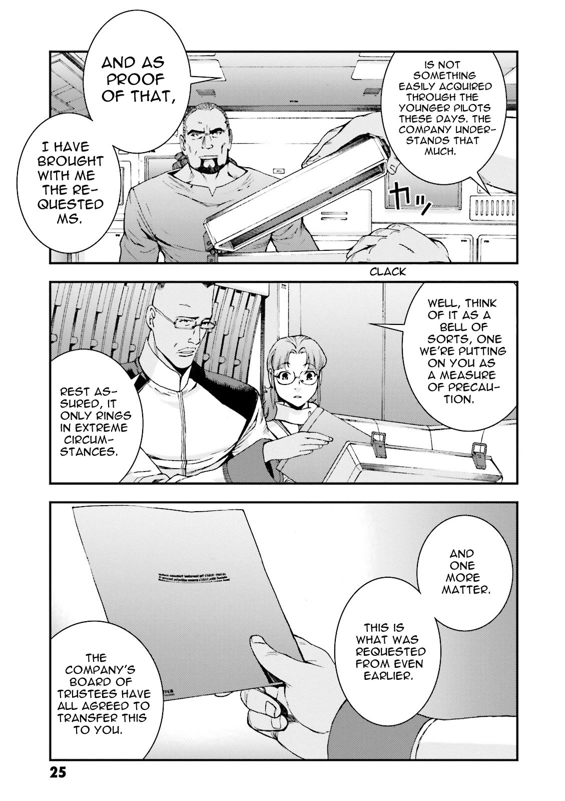 Kidou Senshi Gundam MSV-R: Johnny Ridden no Kikan Chapter 45 page 25 - Chapter 45: HEADLINER