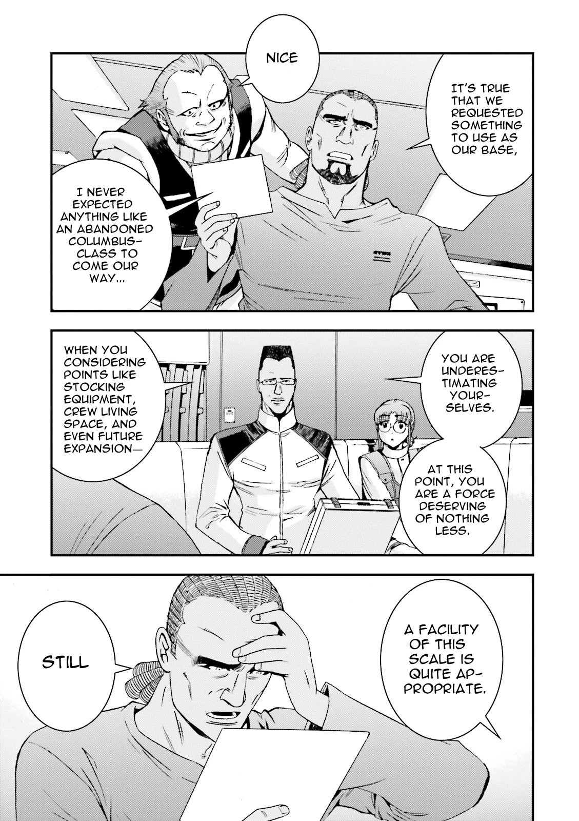 Kidou Senshi Gundam MSV-R: Johnny Ridden no Kikan Chapter 45 page 27 - Chapter 45: HEADLINER