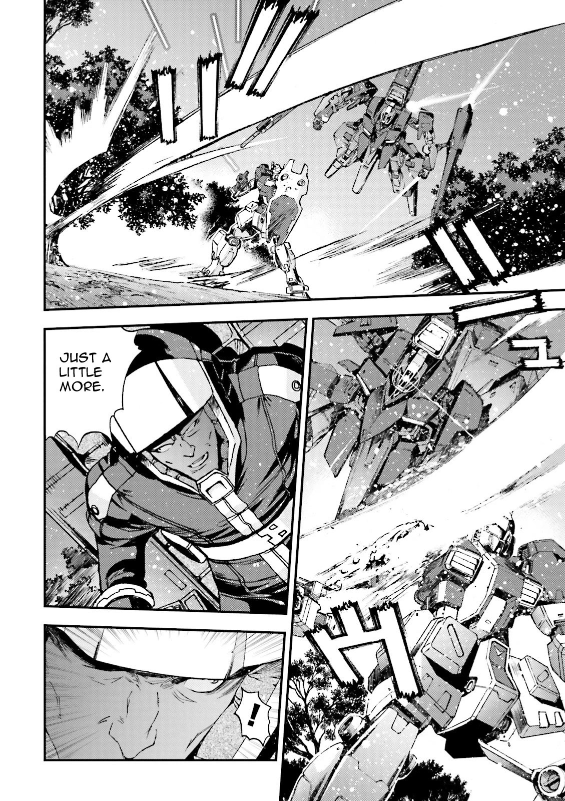 Kidou Senshi Gundam MSV-R: Johnny Ridden no Kikan Chapter 45 page 32 - Chapter 45: HEADLINER