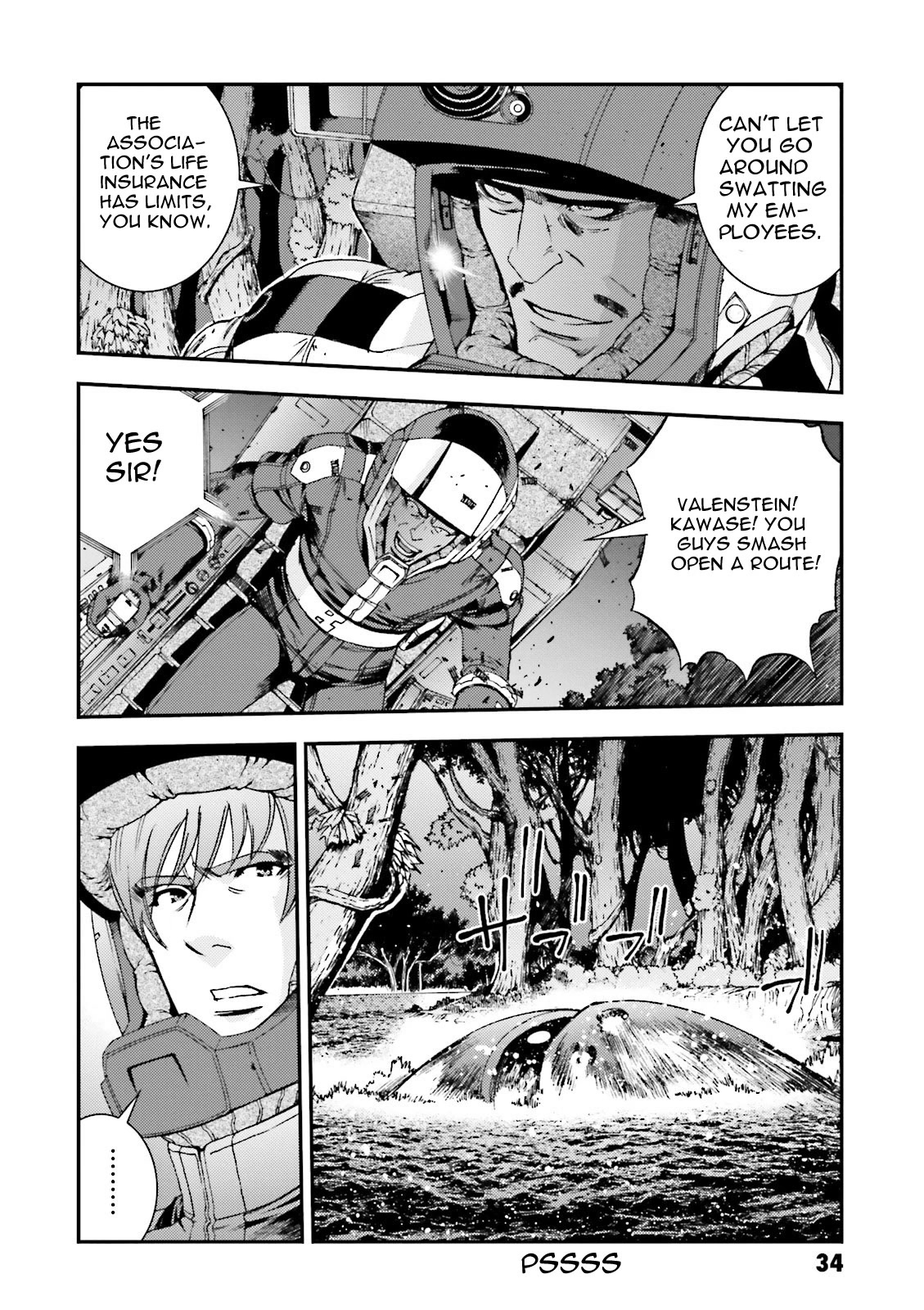 Kidou Senshi Gundam MSV-R: Johnny Ridden no Kikan Chapter 45 page 34 - Chapter 45: HEADLINER