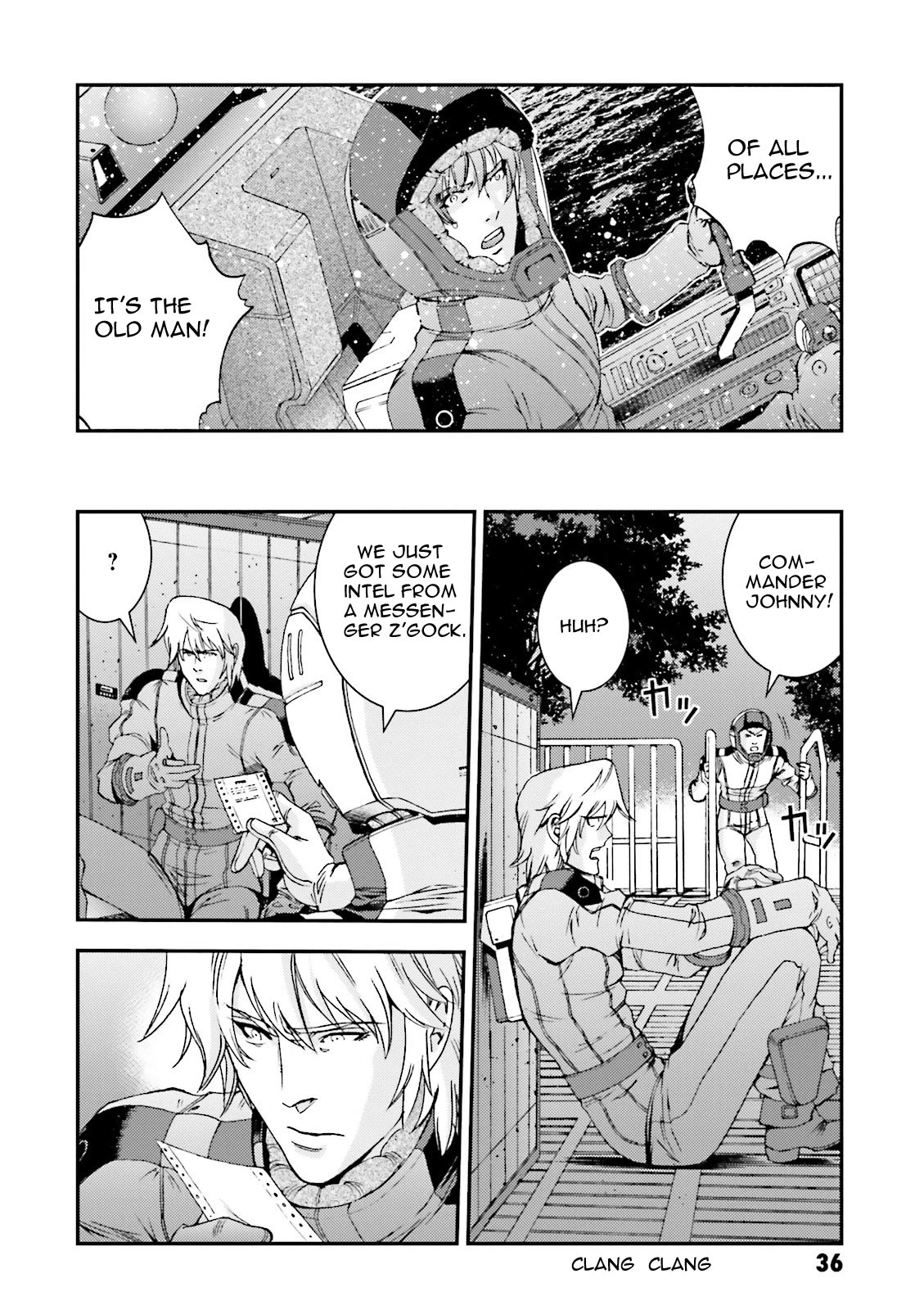 Kidou Senshi Gundam MSV-R: Johnny Ridden no Kikan Chapter 45 page 36 - Chapter 45: HEADLINER