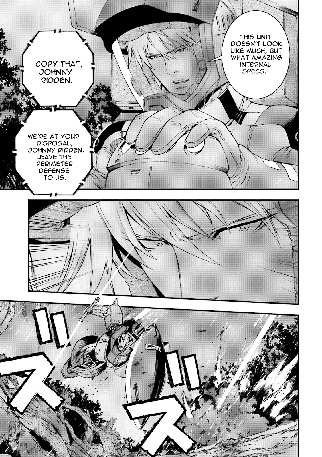 Kidou Senshi Gundam MSV-R: Johnny Ridden no Kikan Chapter 47 page 27 - Chapter 47: AN ACE