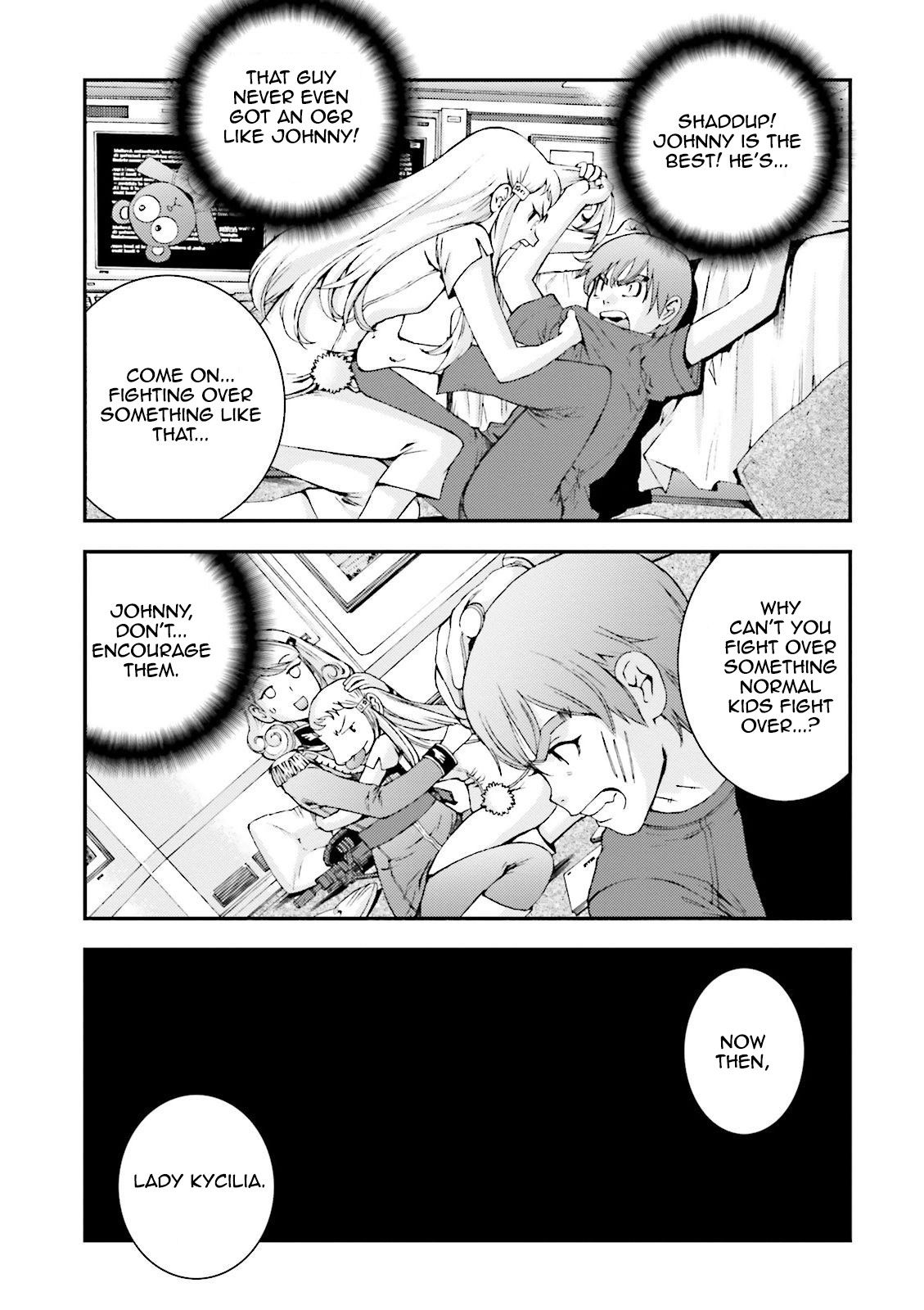 Kidou Senshi Gundam MSV-R: Johnny Ridden no Kikan Chapter 50 page 16 - Chapter 50: AT THE TEMPLE...