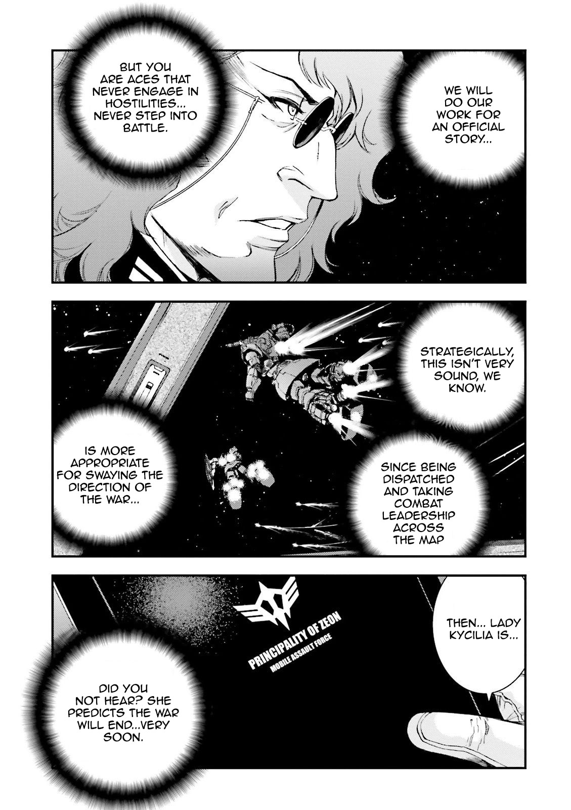 Kidou Senshi Gundam MSV-R: Johnny Ridden no Kikan Chapter 50 page 20 - Chapter 50: AT THE TEMPLE...