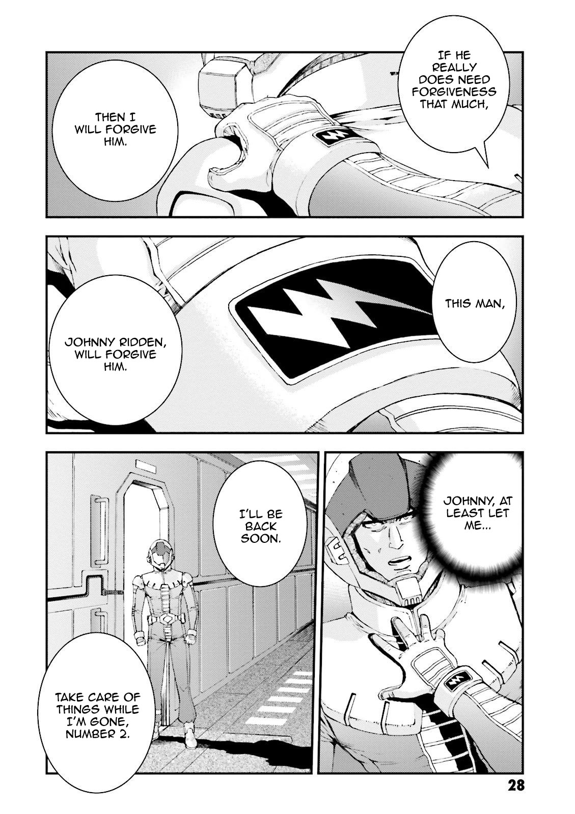 Kidou Senshi Gundam MSV-R: Johnny Ridden no Kikan Chapter 50 page 27 - Chapter 50: AT THE TEMPLE...
