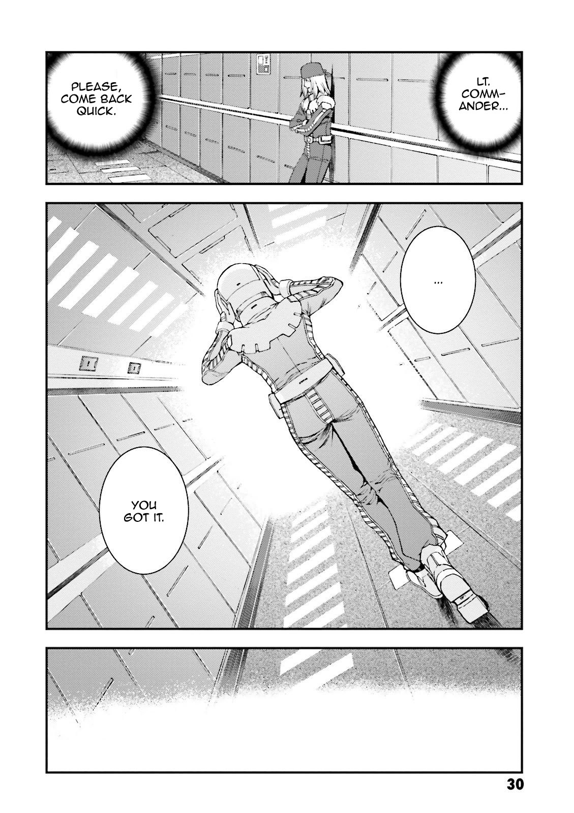 Kidou Senshi Gundam MSV-R: Johnny Ridden no Kikan Chapter 50 page 29 - Chapter 50: AT THE TEMPLE...