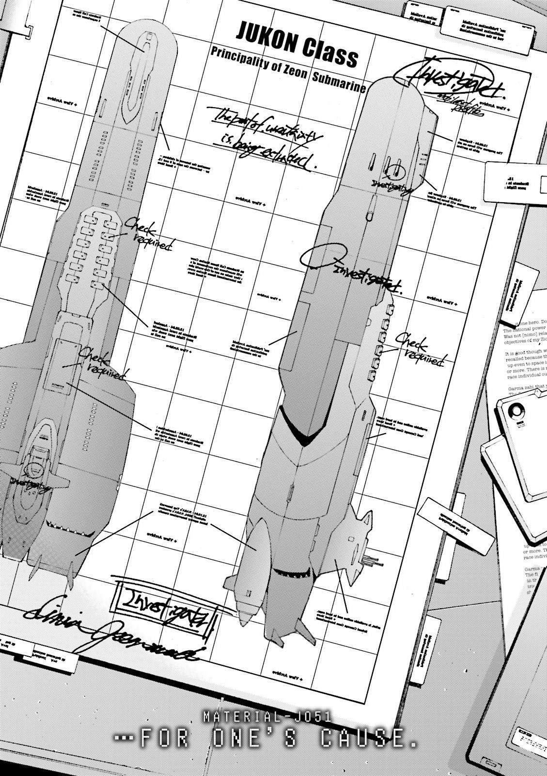Kidou Senshi Gundam MSV-R: Johnny Ridden no Kikan Chapter 51 page 1 - Chapter 51: ...FOR ONE'S CAUSE.