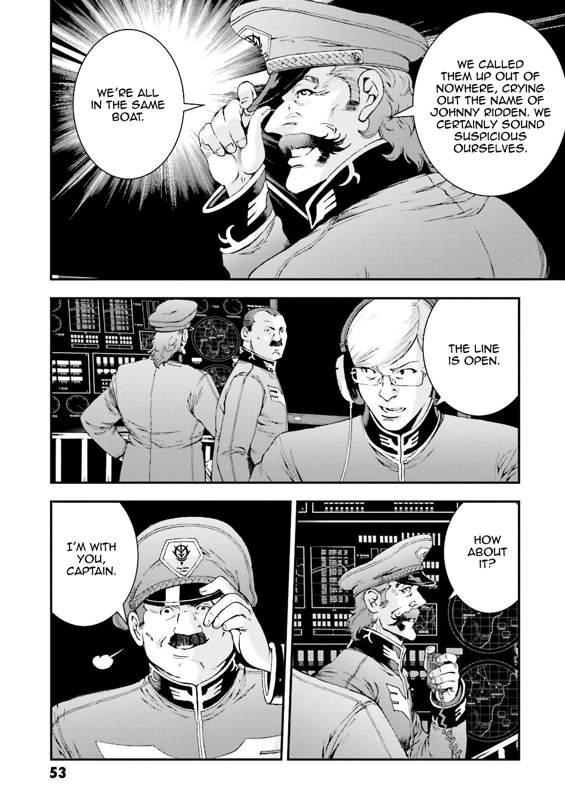 Kidou Senshi Gundam MSV-R: Johnny Ridden no Kikan Chapter 51 page 23 - Chapter 51: ...FOR ONE'S CAUSE.