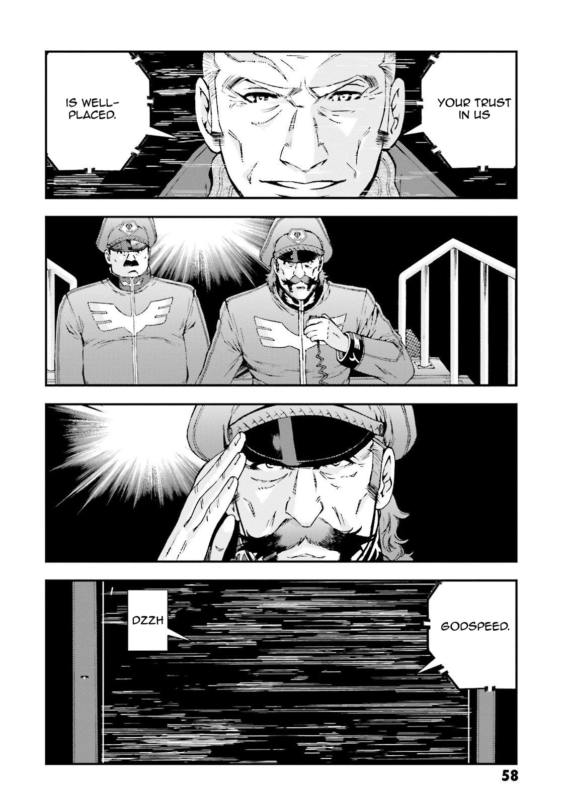 Kidou Senshi Gundam MSV-R: Johnny Ridden no Kikan Chapter 51 page 28 - Chapter 51: ...FOR ONE'S CAUSE.