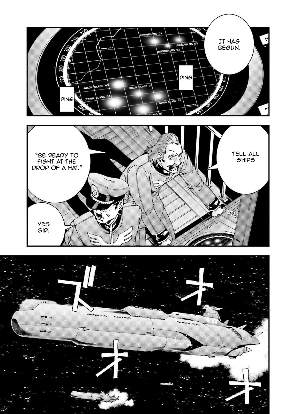 Kidou Senshi Gundam MSV-R: Johnny Ridden no Kikan Chapter 52 page 15 - Chapter 52: FLEET SUBMARINE FORCE