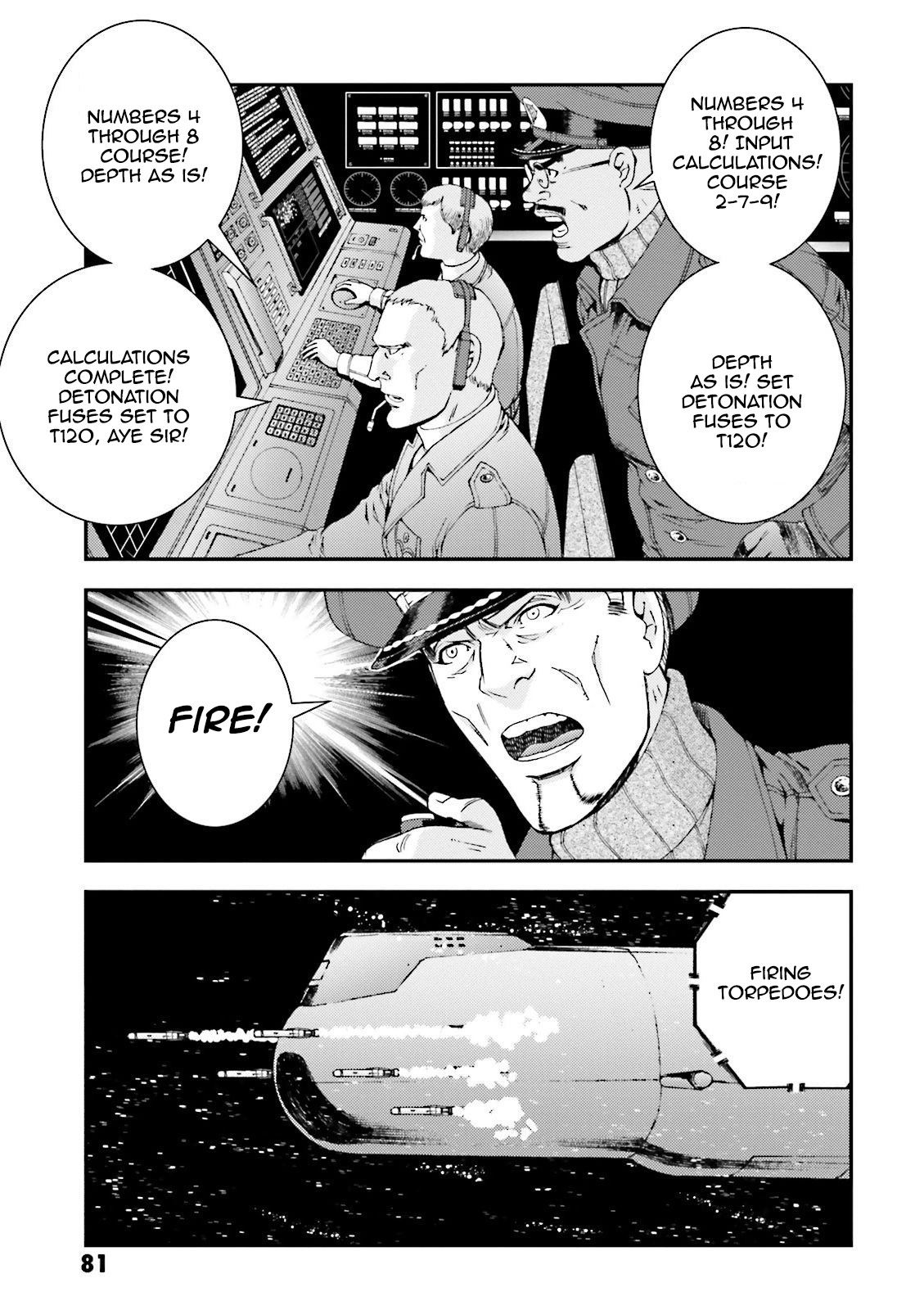 Kidou Senshi Gundam MSV-R: Johnny Ridden no Kikan Chapter 52 page 17 - Chapter 52: FLEET SUBMARINE FORCE