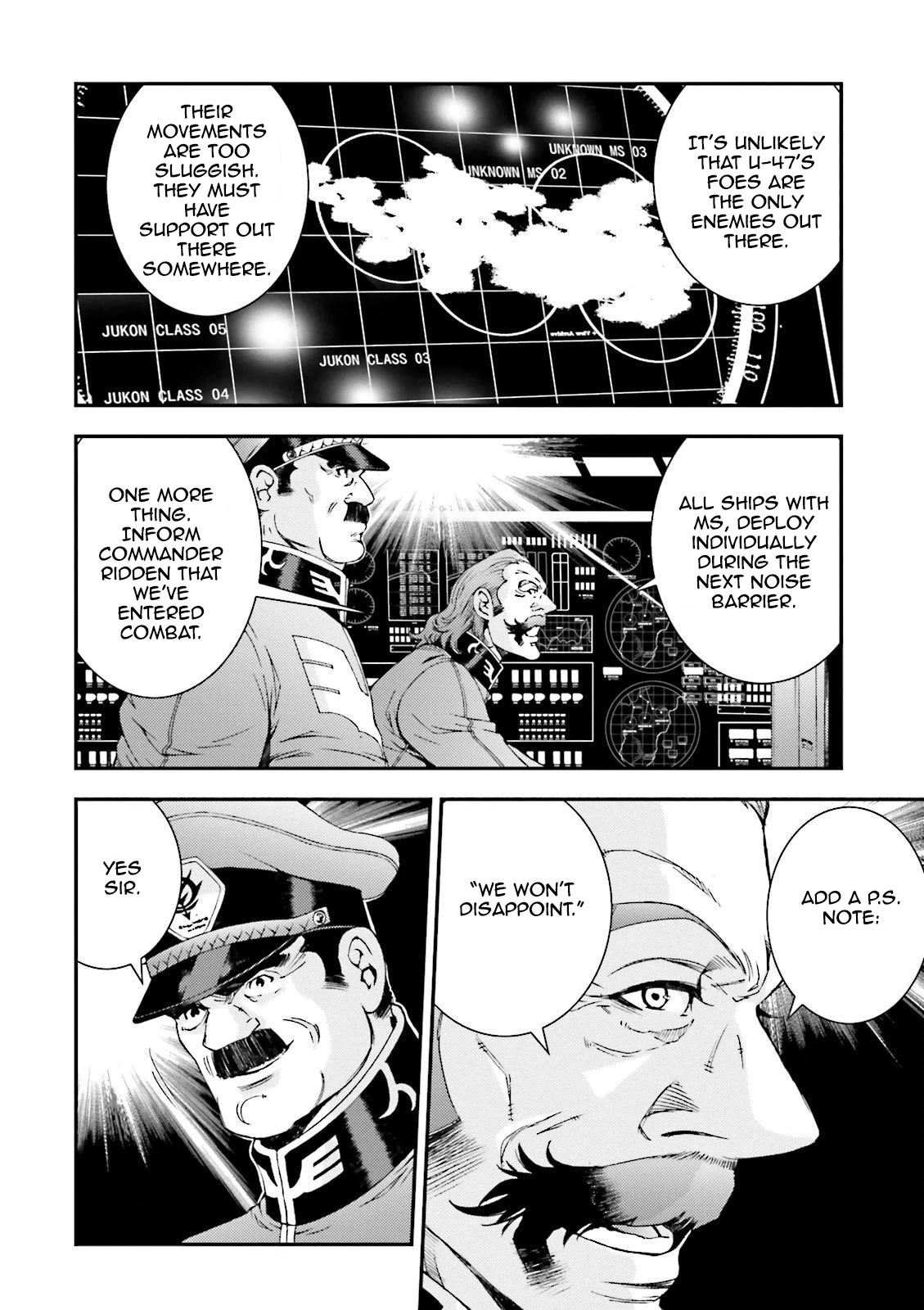 Kidou Senshi Gundam MSV-R: Johnny Ridden no Kikan Chapter 52 page 22 - Chapter 52: FLEET SUBMARINE FORCE