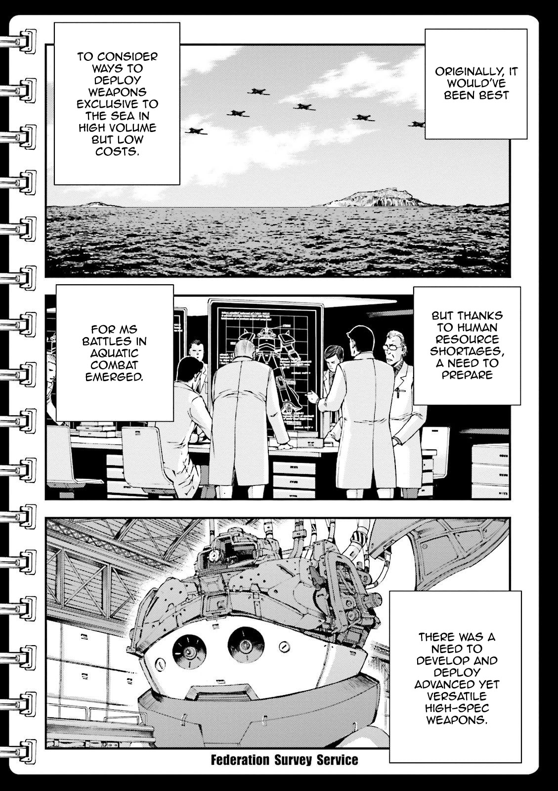 Kidou Senshi Gundam MSV-R: Johnny Ridden no Kikan Chapter 52 page 6 - Chapter 52: FLEET SUBMARINE FORCE