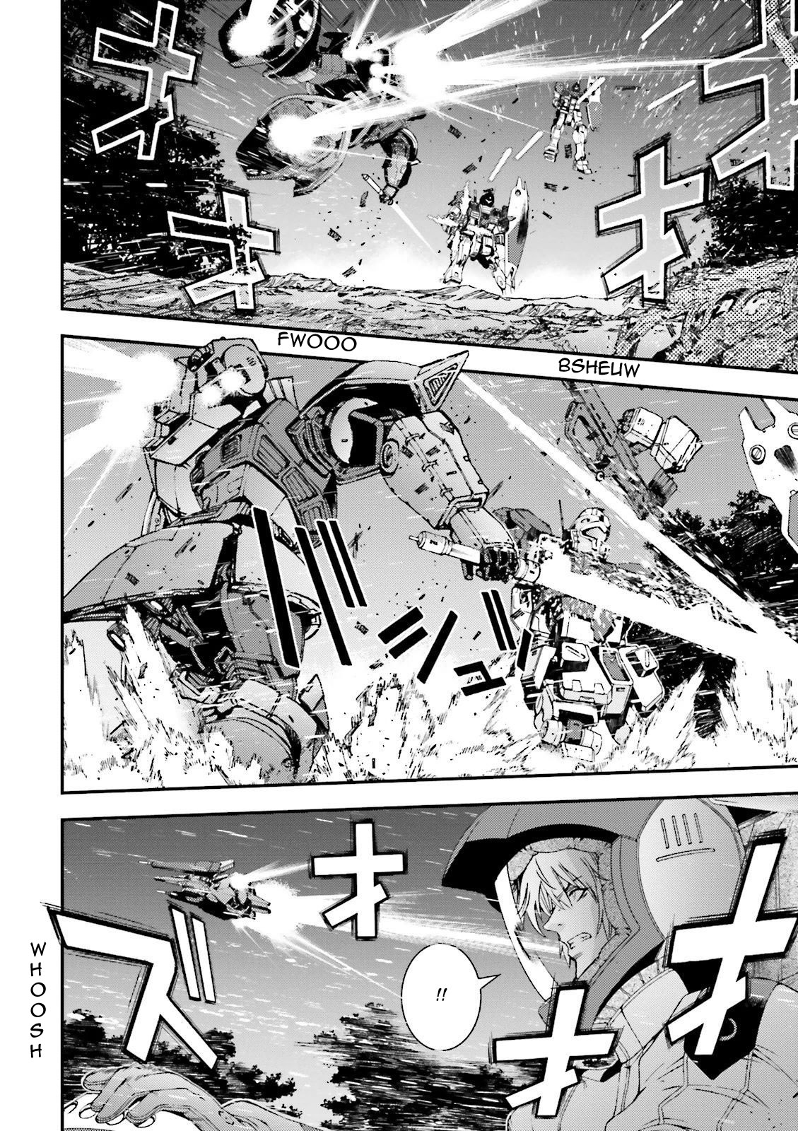 Kidou Senshi Gundam MSV-R: Johnny Ridden no Kikan Chapter 54 page 10 - Chapter 54: LAUGHABLE