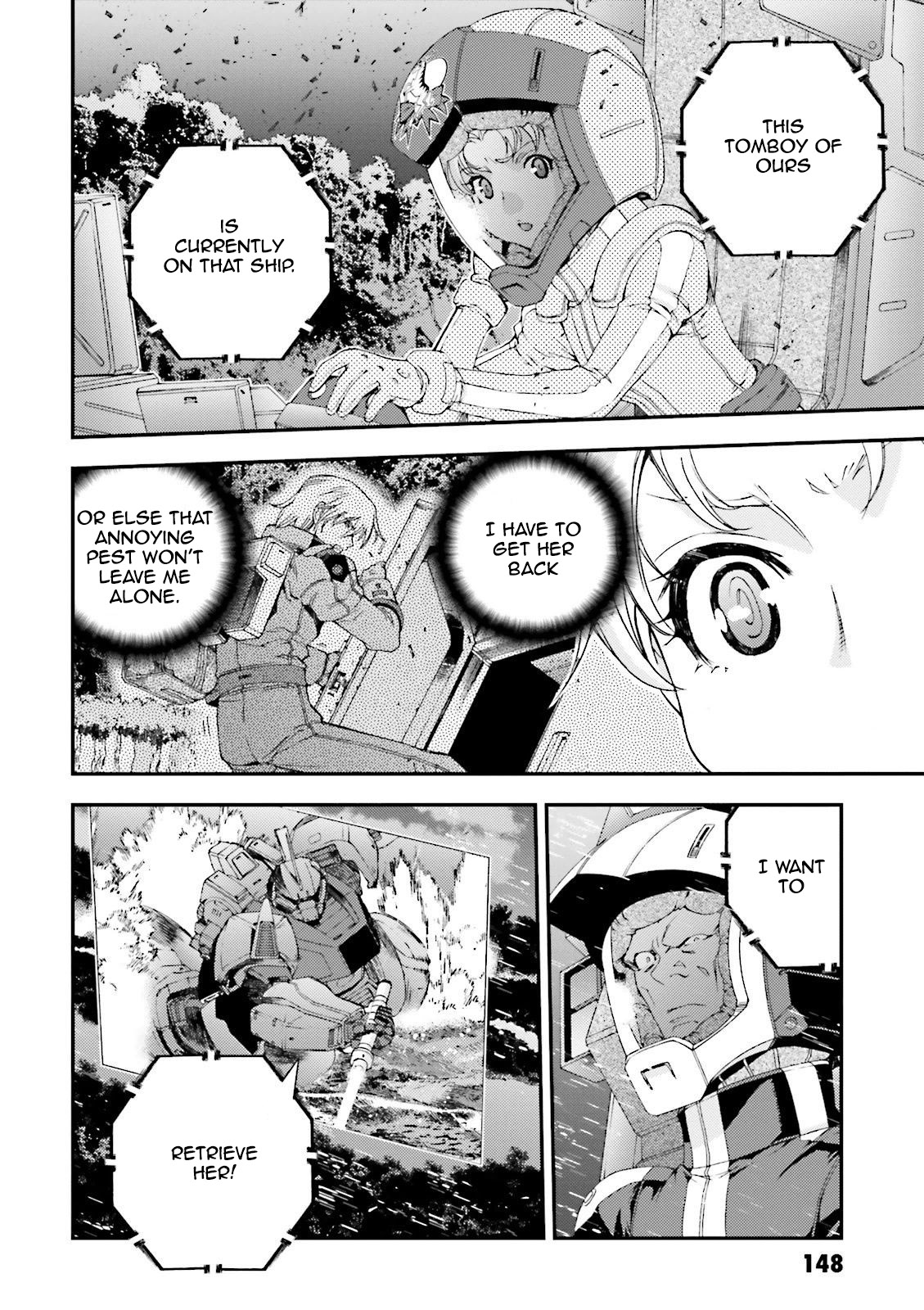 Kidou Senshi Gundam MSV-R: Johnny Ridden no Kikan Chapter 54 page 14 - Chapter 54: LAUGHABLE