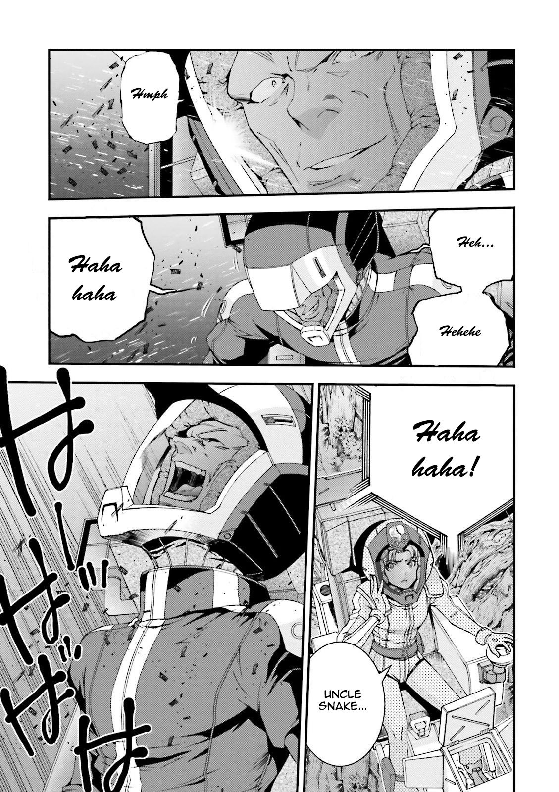 Kidou Senshi Gundam MSV-R: Johnny Ridden no Kikan Chapter 54 page 15 - Chapter 54: LAUGHABLE