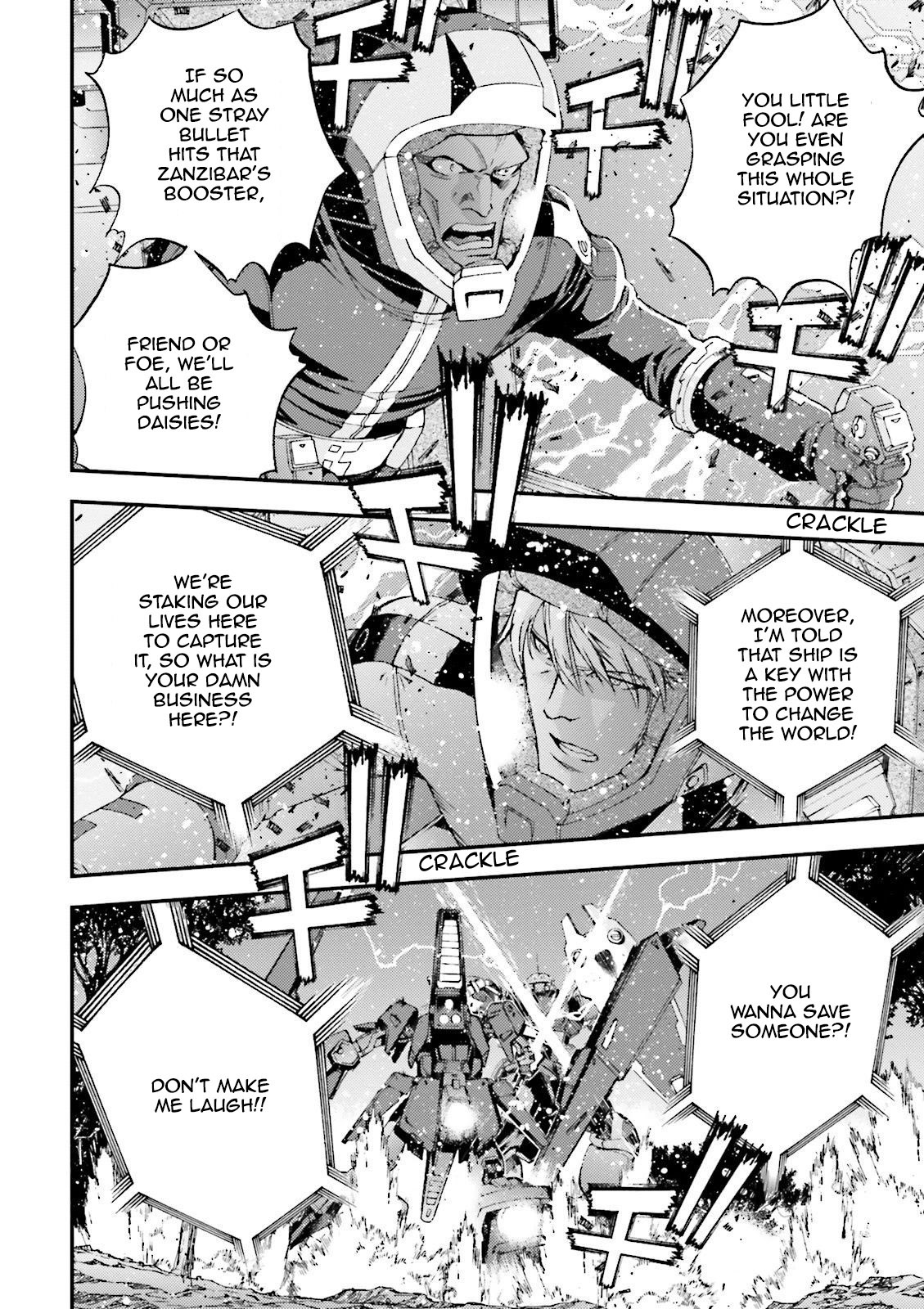 Kidou Senshi Gundam MSV-R: Johnny Ridden no Kikan Chapter 54 page 18 - Chapter 54: LAUGHABLE