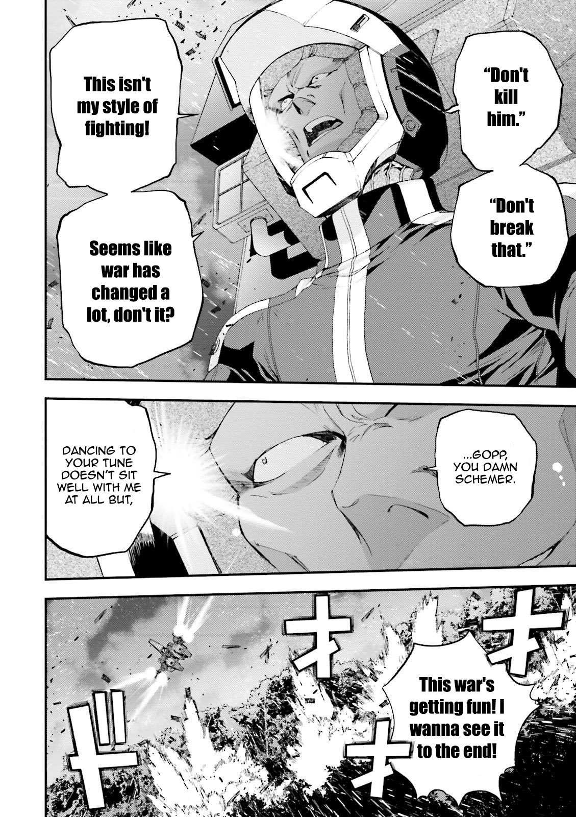 Kidou Senshi Gundam MSV-R: Johnny Ridden no Kikan Chapter 54 page 24 - Chapter 54: LAUGHABLE