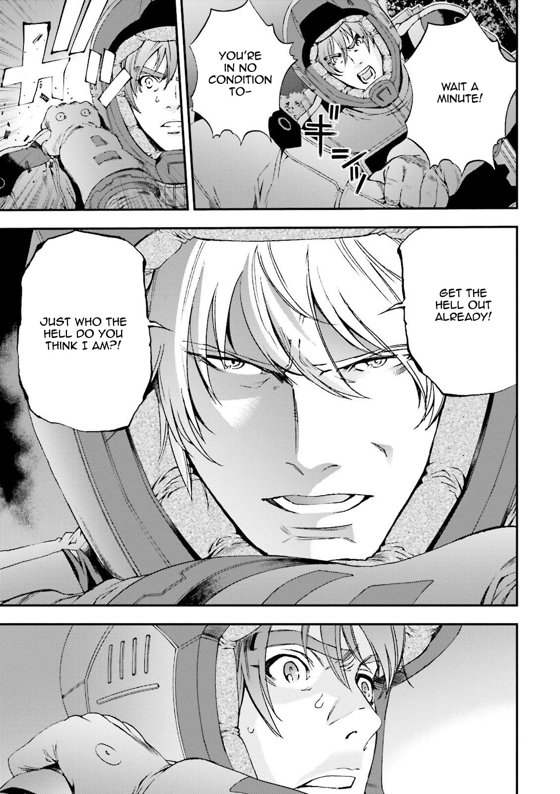 Kidou Senshi Gundam MSV-R: Johnny Ridden no Kikan Chapter 54 page 3 - Chapter 54: LAUGHABLE
