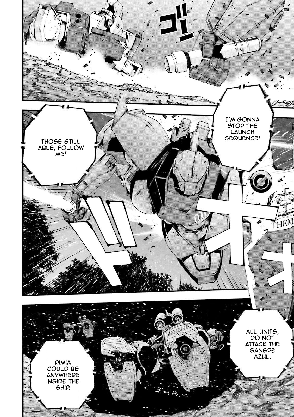 Kidou Senshi Gundam MSV-R: Johnny Ridden no Kikan Chapter 54 page 4 - Chapter 54: LAUGHABLE