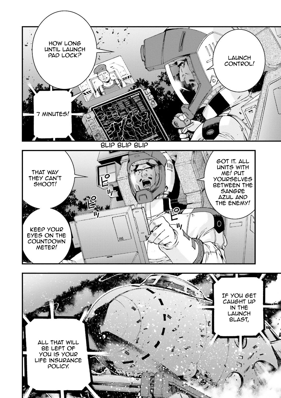 Kidou Senshi Gundam MSV-R: Johnny Ridden no Kikan Chapter 54 page 8 - Chapter 54: LAUGHABLE