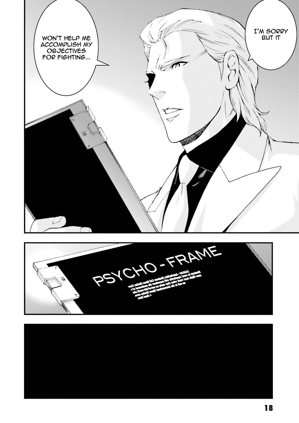 Kidou Senshi Gundam MSV-R: Johnny Ridden no Kikan Chapter 55 page 18 - Chapter 55: REFUSE