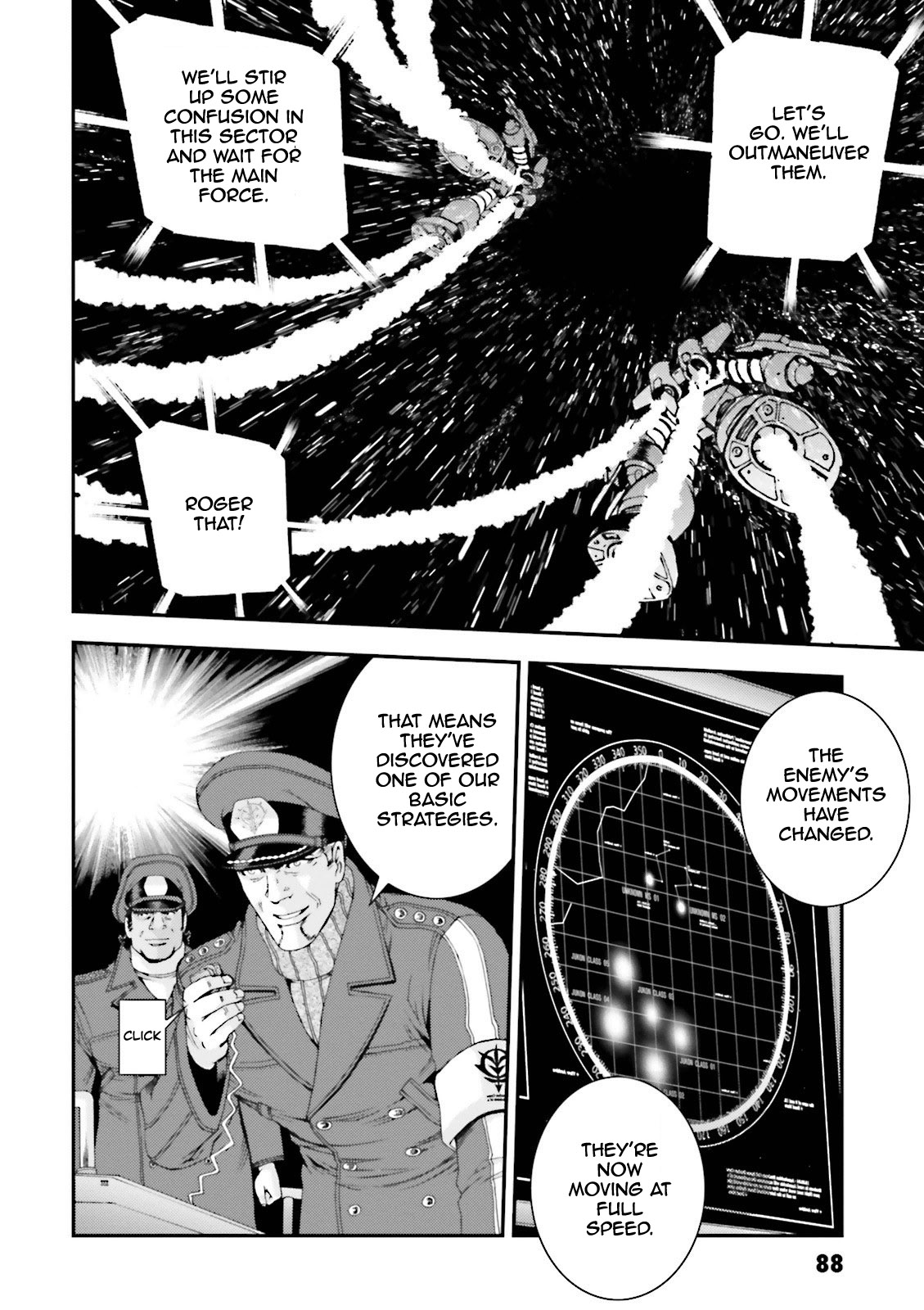 Kidou Senshi Gundam MSV-R: Johnny Ridden no Kikan Chapter 57 page 14 - Chapter 57: FUNNY INTRUDER