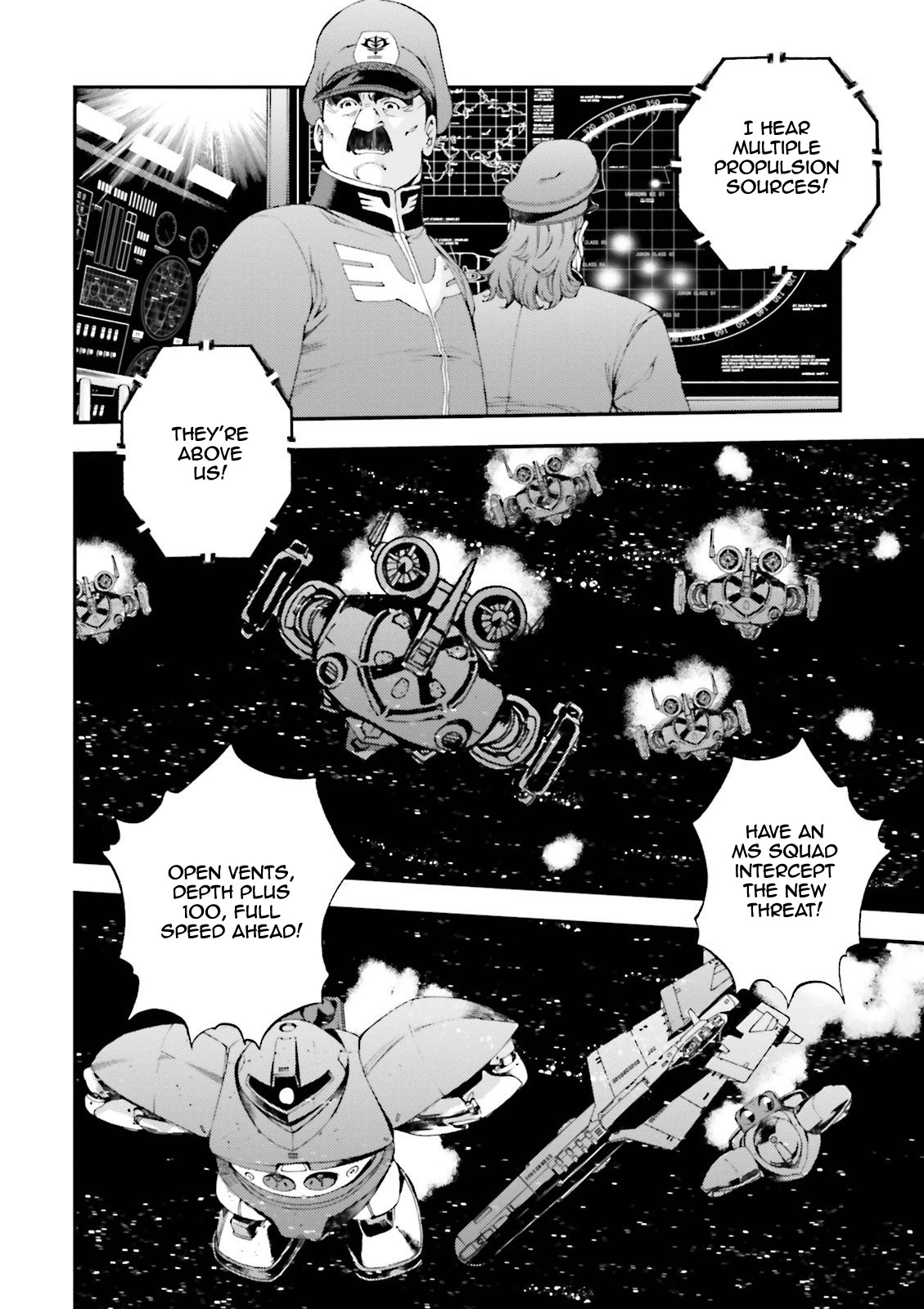 Kidou Senshi Gundam MSV-R: Johnny Ridden no Kikan Chapter 58 page 2 - Chapter 58: BIG WEDNESDAY