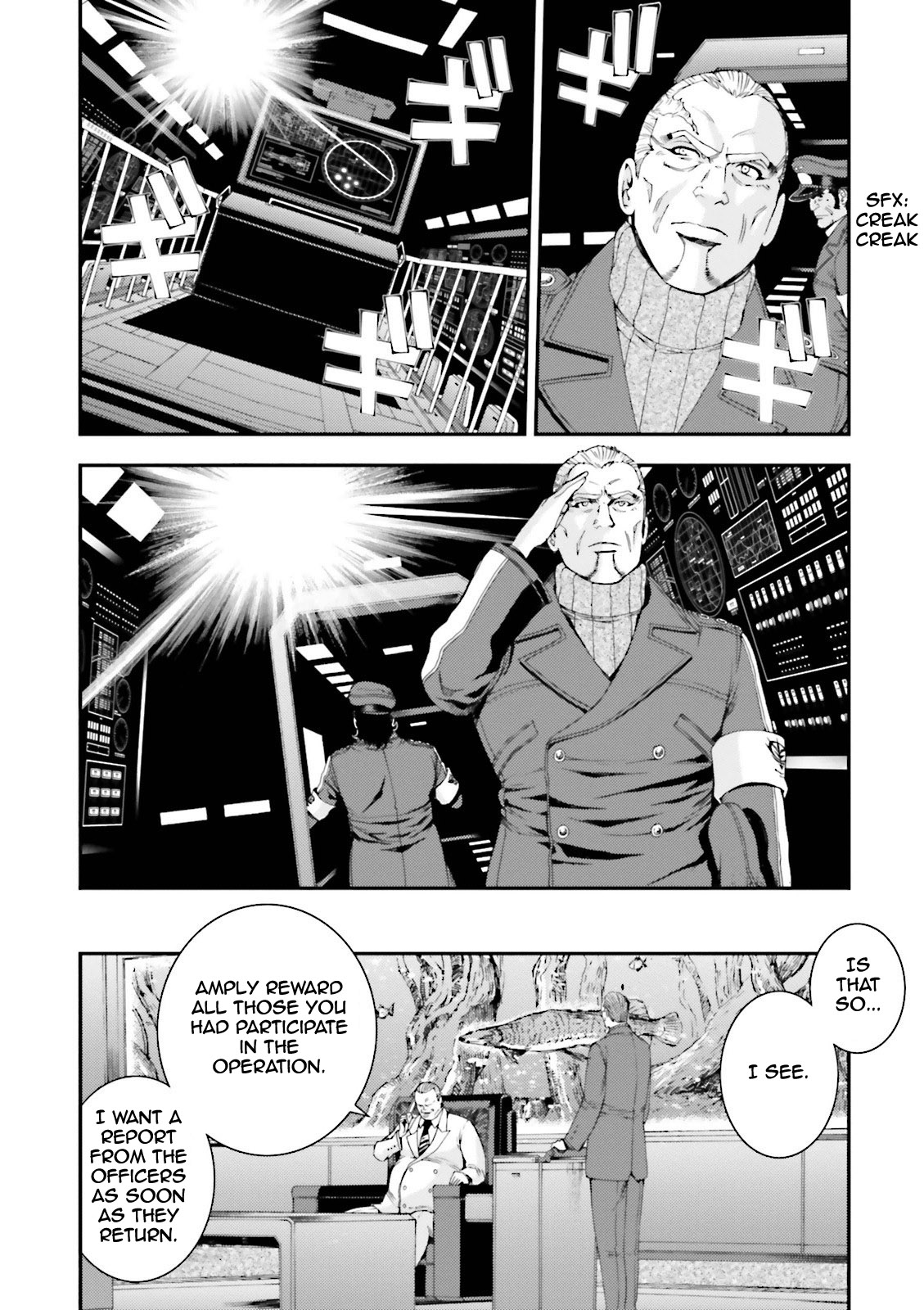 Kidou Senshi Gundam MSV-R: Johnny Ridden no Kikan Chapter 59 page 11 - Chapter 59: SUSPENDED