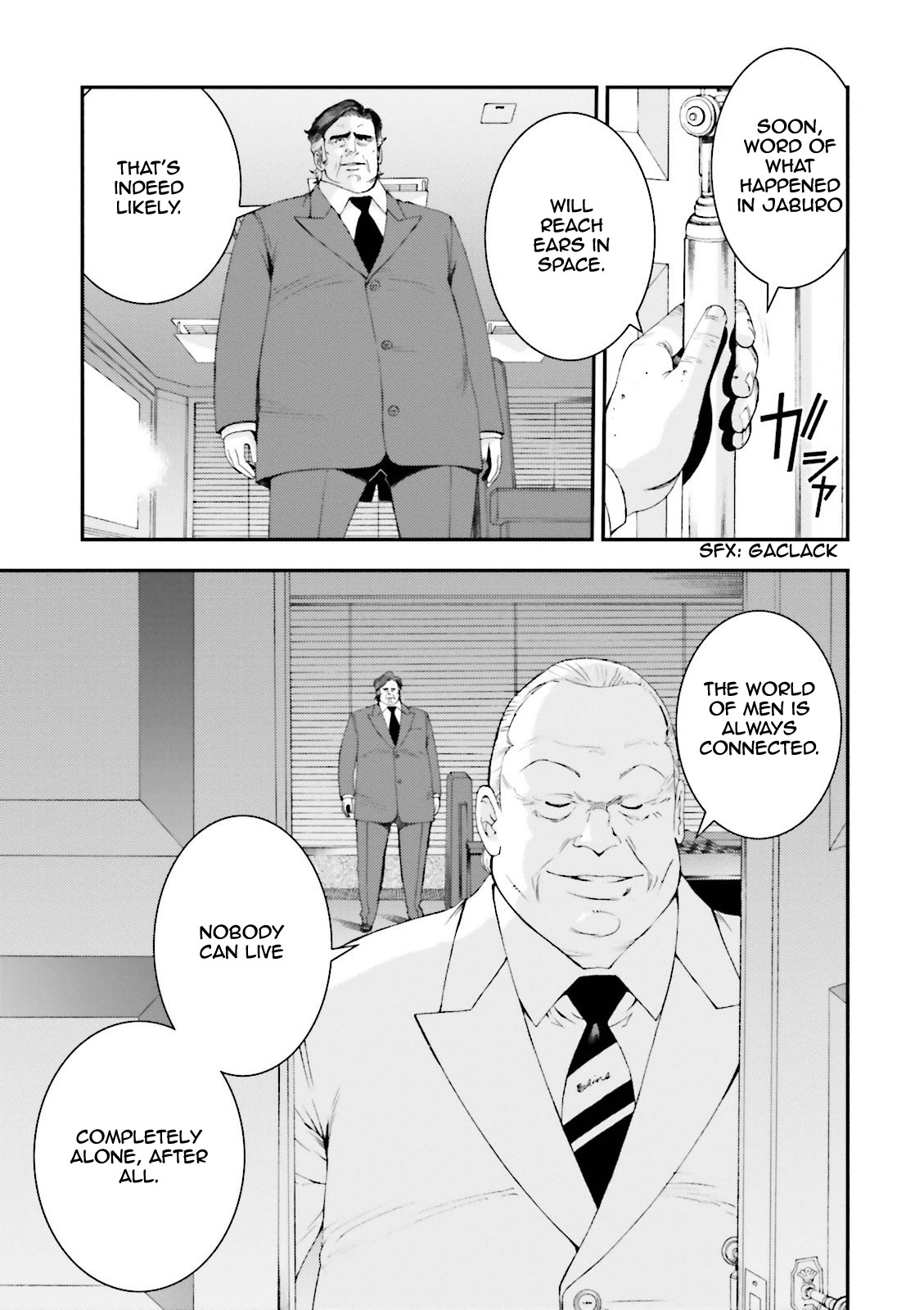Kidou Senshi Gundam MSV-R: Johnny Ridden no Kikan Chapter 59 page 15 - Chapter 59: SUSPENDED