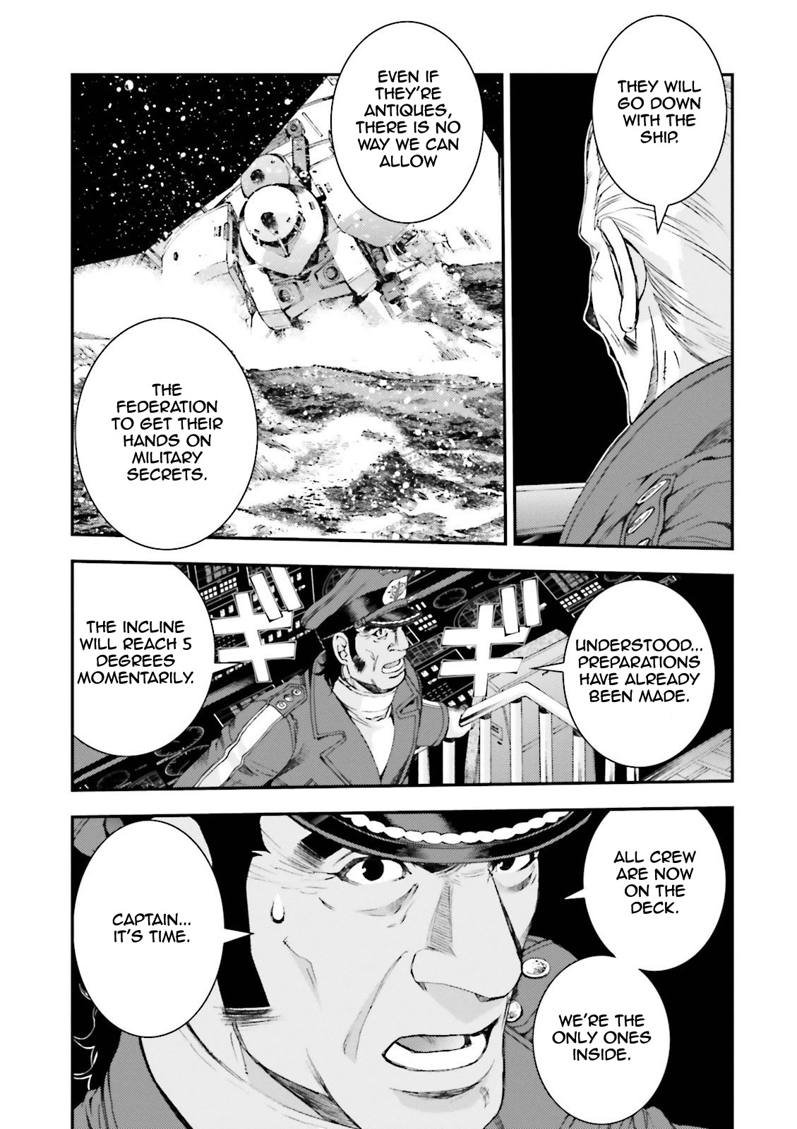 Kidou Senshi Gundam MSV-R: Johnny Ridden no Kikan Chapter 59 page 9 - Chapter 59: SUSPENDED