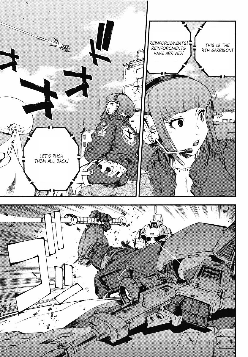 Kidou Senshi Gundam MSV-R: Johnny Ridden no Kikan Chapter 6 page 17 - Chapter 6: UMA LIGHTNING