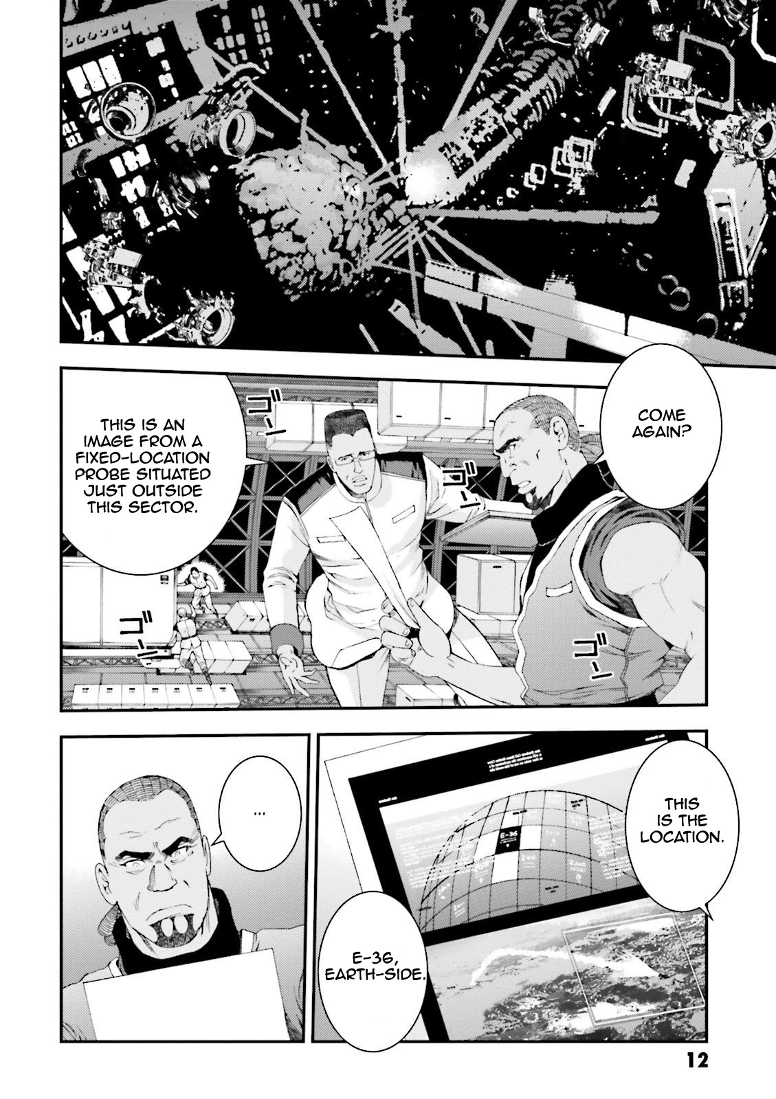 Kidou Senshi Gundam MSV-R: Johnny Ridden no Kikan Chapter 60 page 13 - Chapter 60: BRIEFING