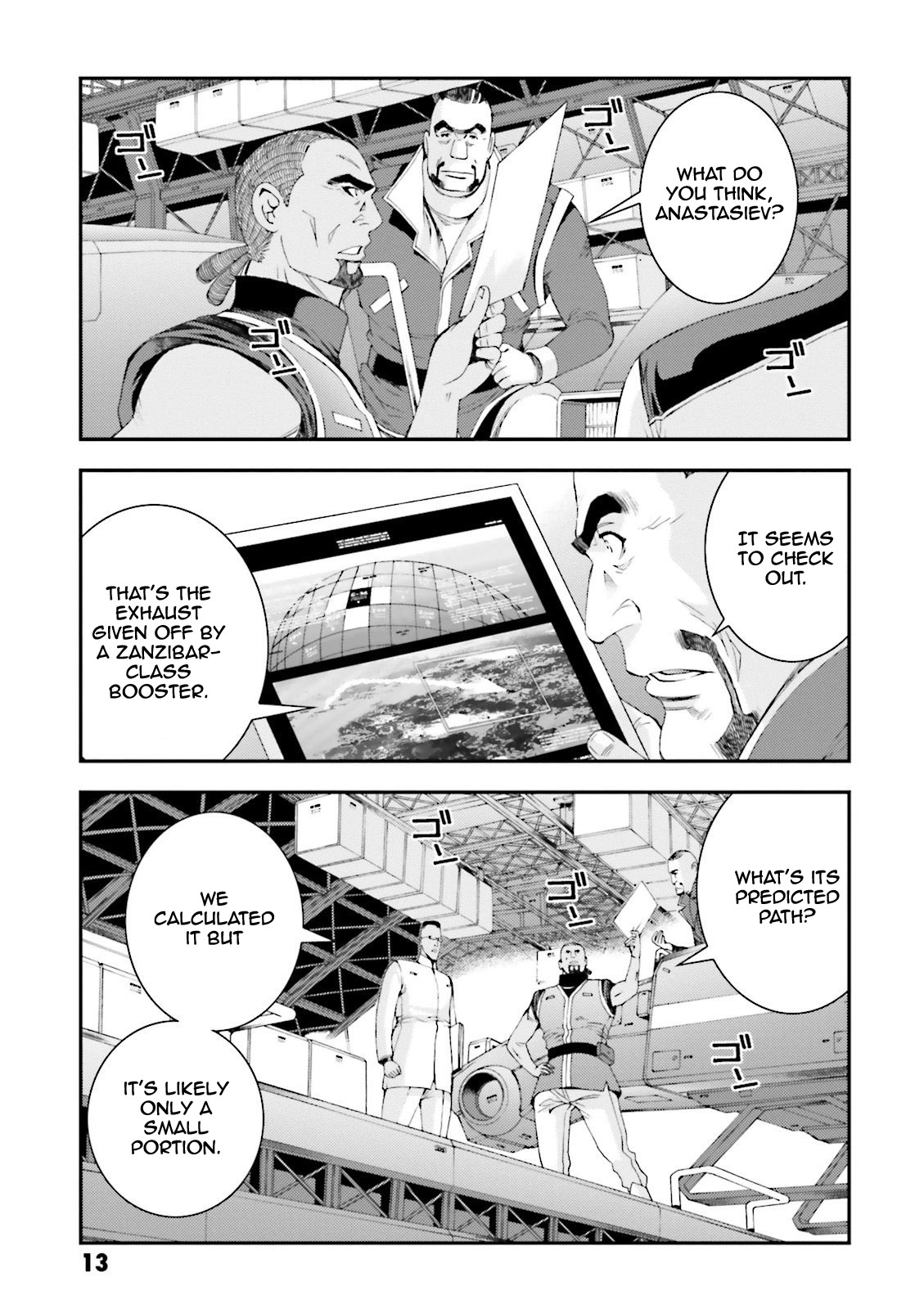 Kidou Senshi Gundam MSV-R: Johnny Ridden no Kikan Chapter 60 page 14 - Chapter 60: BRIEFING