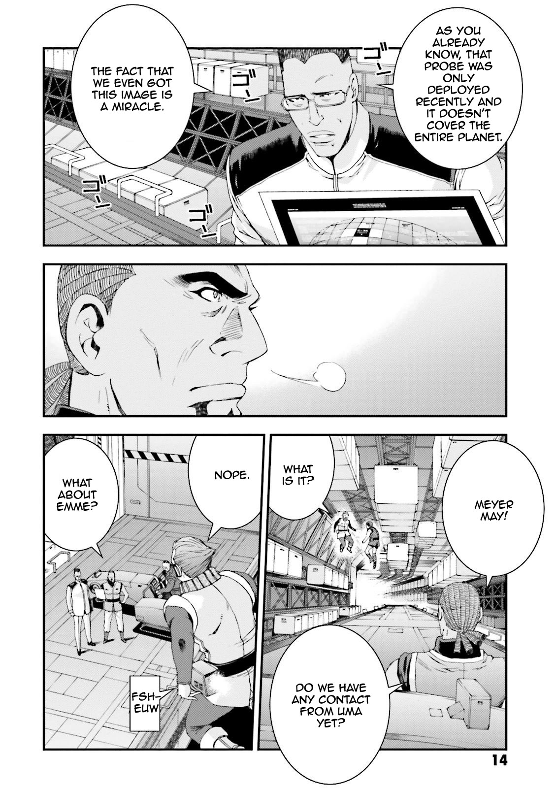 Kidou Senshi Gundam MSV-R: Johnny Ridden no Kikan Chapter 60 page 15 - Chapter 60: BRIEFING