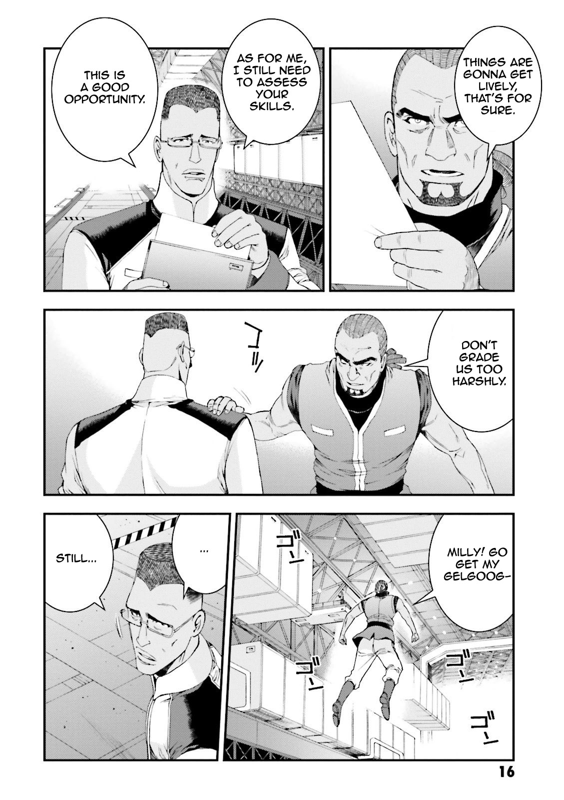 Kidou Senshi Gundam MSV-R: Johnny Ridden no Kikan Chapter 60 page 17 - Chapter 60: BRIEFING