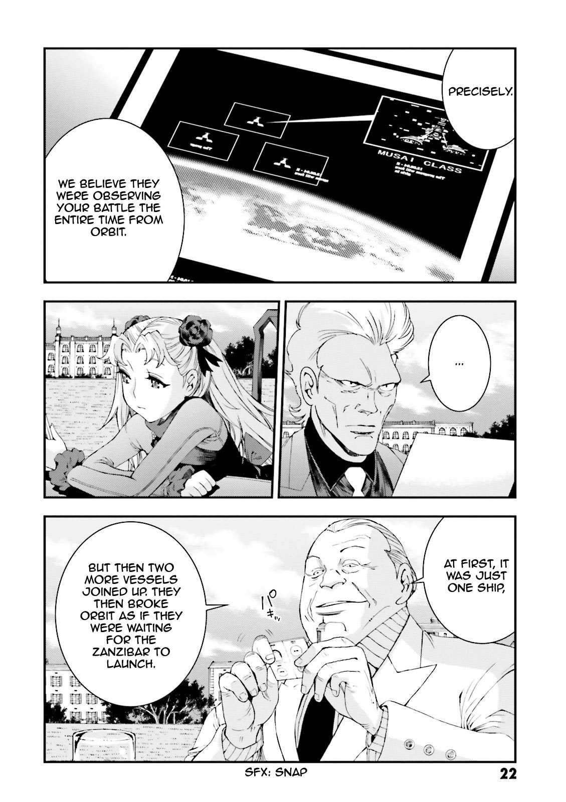 Kidou Senshi Gundam MSV-R: Johnny Ridden no Kikan Chapter 60 page 23 - Chapter 60: BRIEFING