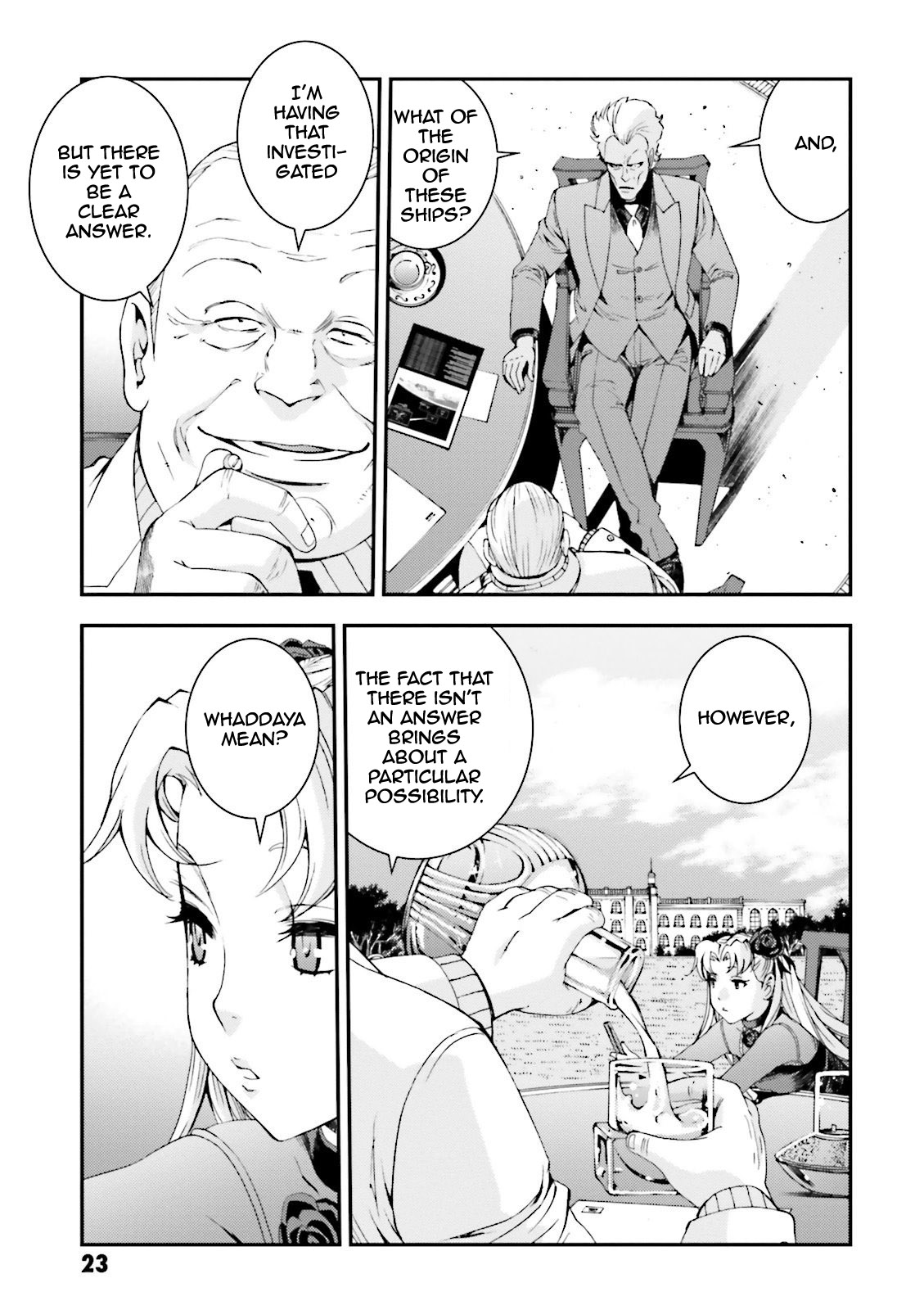 Kidou Senshi Gundam MSV-R: Johnny Ridden no Kikan Chapter 60 page 24 - Chapter 60: BRIEFING