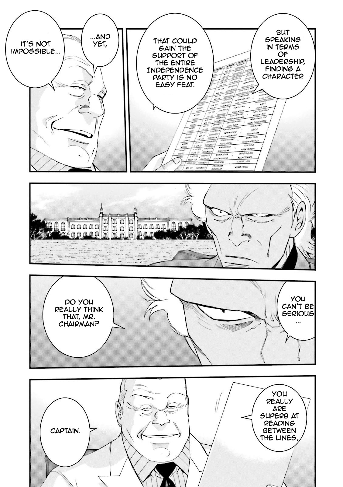 Kidou Senshi Gundam MSV-R: Johnny Ridden no Kikan Chapter 60 page 32 - Chapter 60: BRIEFING