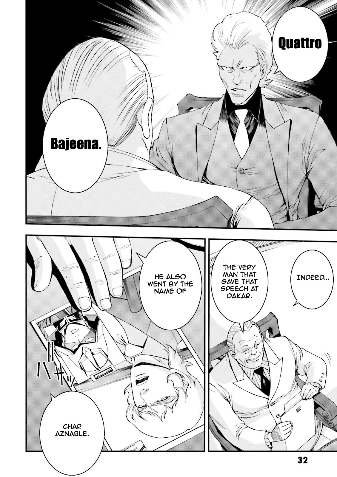 Kidou Senshi Gundam MSV-R: Johnny Ridden no Kikan Chapter 60 page 33 - Chapter 60: BRIEFING