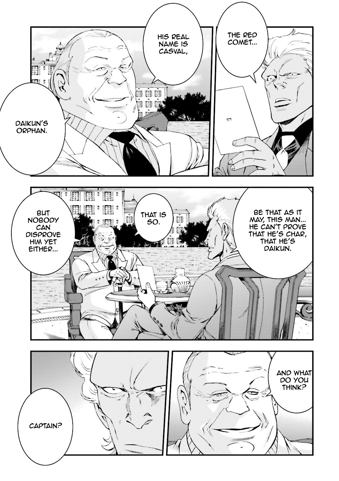 Kidou Senshi Gundam MSV-R: Johnny Ridden no Kikan Chapter 60 page 34 - Chapter 60: BRIEFING