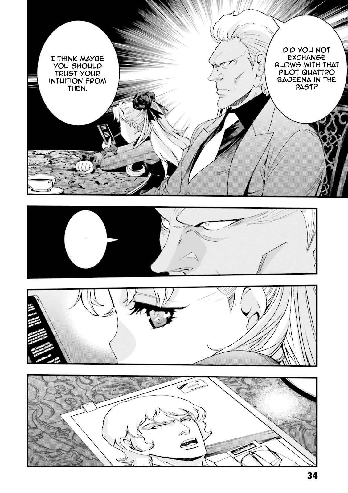 Kidou Senshi Gundam MSV-R: Johnny Ridden no Kikan Chapter 60 page 35 - Chapter 60: BRIEFING