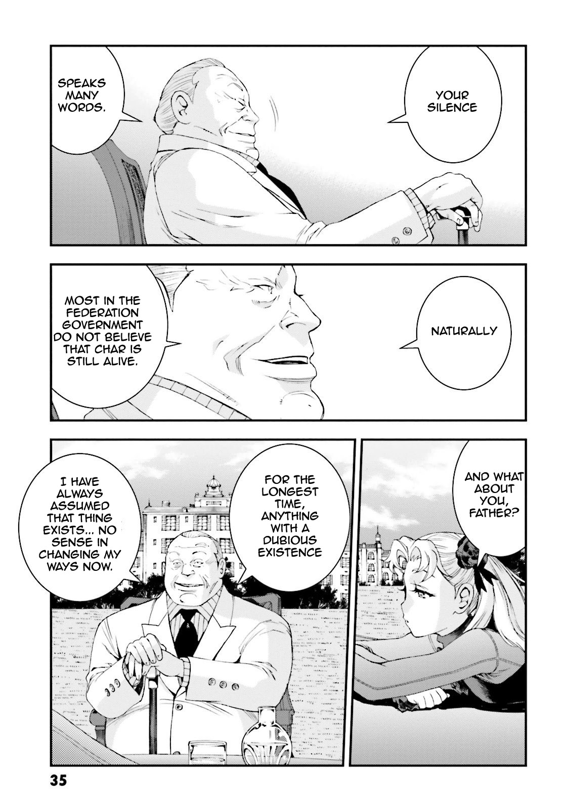 Kidou Senshi Gundam MSV-R: Johnny Ridden no Kikan Chapter 60 page 36 - Chapter 60: BRIEFING