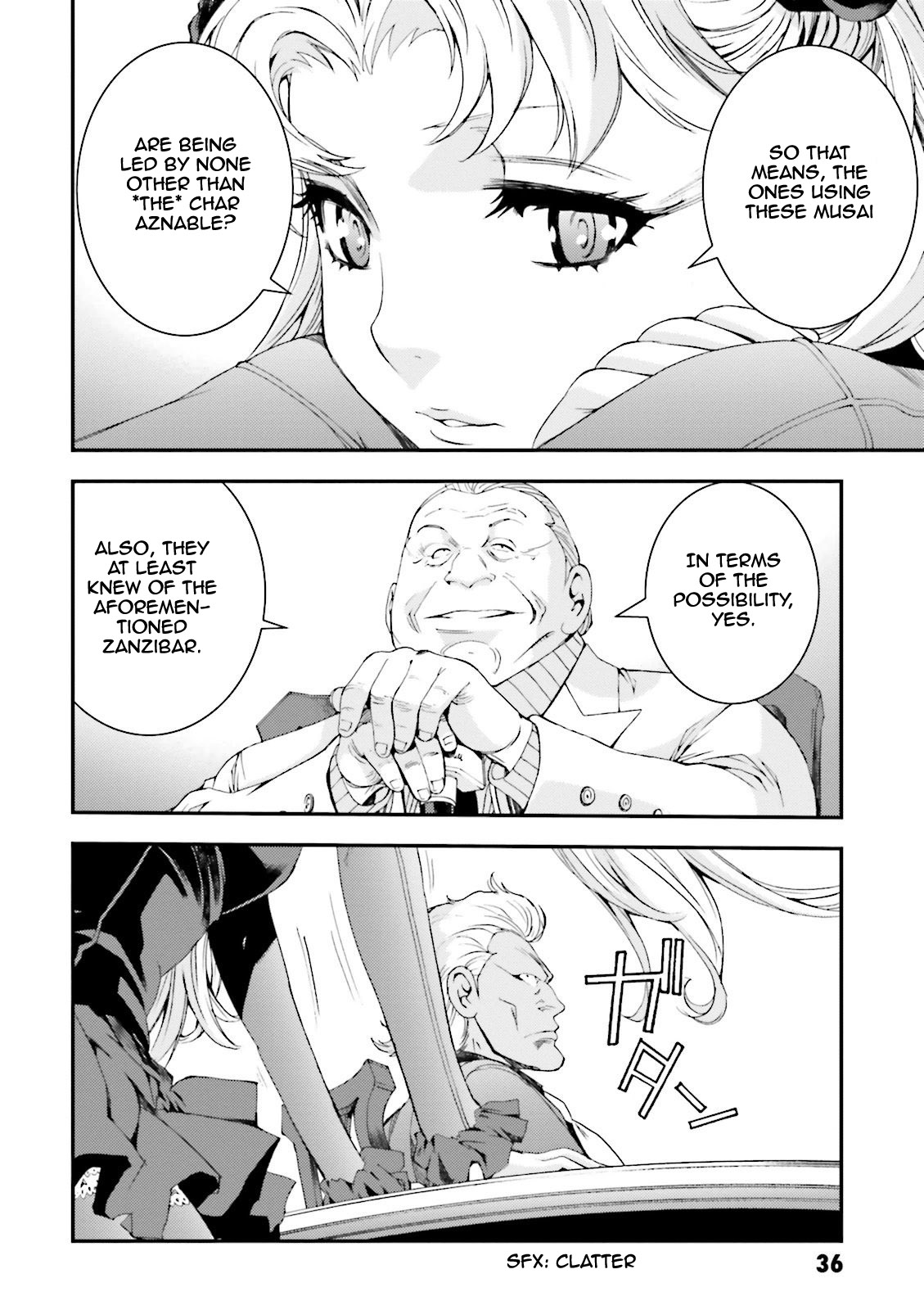 Kidou Senshi Gundam MSV-R: Johnny Ridden no Kikan Chapter 60 page 37 - Chapter 60: BRIEFING
