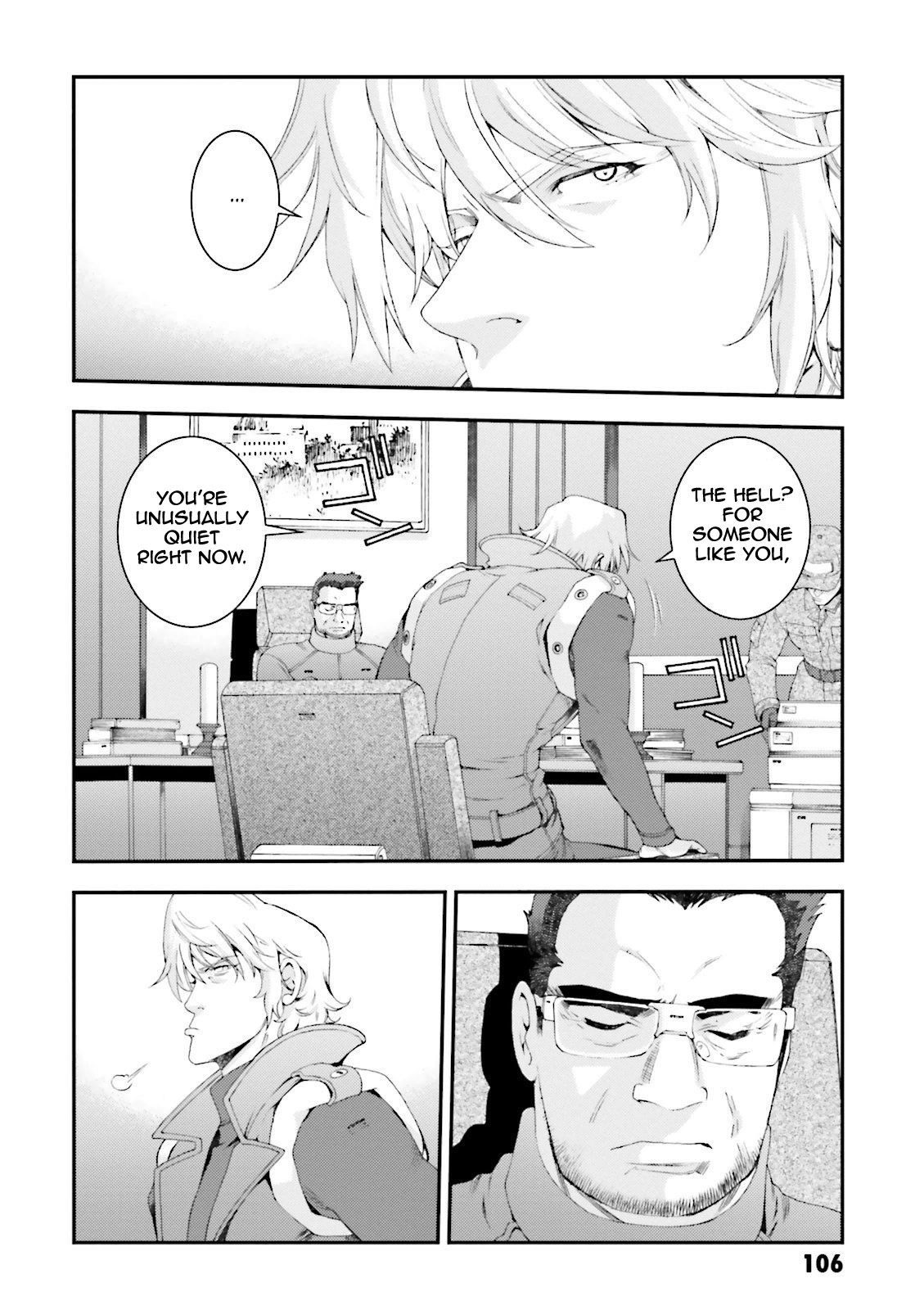 Kidou Senshi Gundam MSV-R: Johnny Ridden no Kikan Chapter 63 page 4 - Chapter 63: ...SIGH