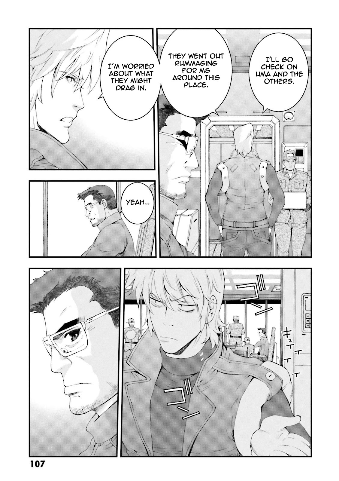 Kidou Senshi Gundam MSV-R: Johnny Ridden no Kikan Chapter 63 page 5 - Chapter 63: ...SIGH