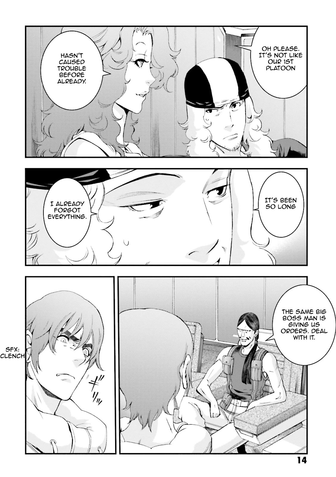 Kidou Senshi Gundam MSV-R: Johnny Ridden no Kikan Chapter 65 page 14 - Chapter 65: NIGHTMARE