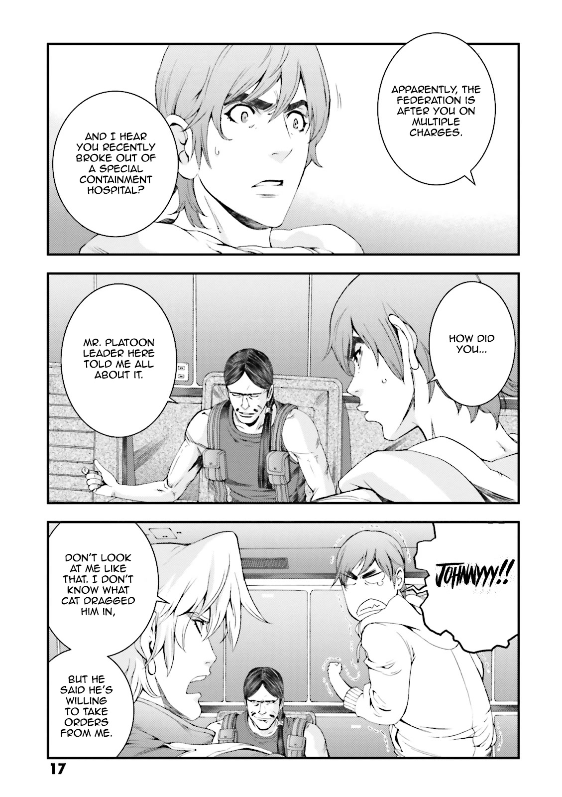 Kidou Senshi Gundam MSV-R: Johnny Ridden no Kikan Chapter 65 page 17 - Chapter 65: NIGHTMARE
